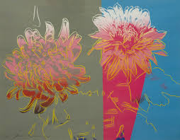 Andy warhol flowers screen print. Spotlight How Andy Warhol S Chrysanthemum Prints Celebrated Japanese Culture Artnet News
