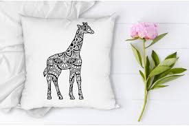 Download Giraffe Mandala Svg Cut Files Giraffe Mandala Clipart By Doodle Cloud Studio Thehungryjpeg Com