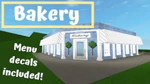Redeem new list of roblox bloxburg codes as soon as possible. Bloxburg Bakery Speed Build Plus Menu Decals Youtube