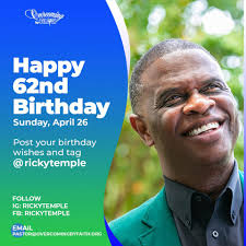 Goodmorning! Let's flood our Pastor's page with birthday love