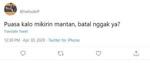 Selain ibadah puasa yang wajib dilaksanakan. Nyeleneh 6 Pertanyaan Warganet Soal Hal Yang Membatalkan Puasa Citizen6 Liputan6 Com