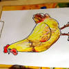 A hen is a female chicken. 1