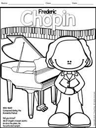 These music composer graphic organizers will make a great addition to any music curriculum. Meet The Composers Set Of 12 Coloring Sheets Coloring Book For Music Class