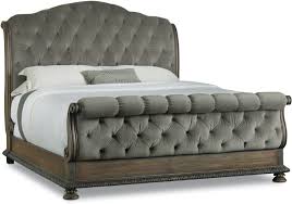 Zinus athena upholstered tufted wingback platform bed. Hooker Furniture Bedroom Rhapsody 6 0 California King Tufted Bed 5070 90560a Gry