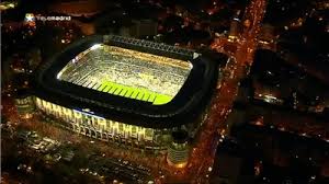 It would be encouraging to think, therefore, that we're in a good position for the home game tomorrow Santiago Bernabeu Aerial Night On Make A Gif