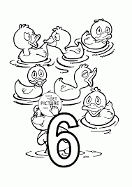 Download this adorable dog printable to delight your child. Number 6 Coloring Pages For Preschoolers Counting Numbers Printables Free Wuppsy Com Kindergarten Coloring Pages Coloring Pages Inspirational Coloring Pages