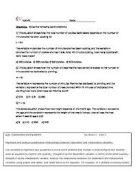 Expressions And Equations 6 Ee C 9 Common Core Math Worksheets Common Core Math Worksheets Math Worksheets Common Core Math