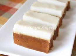 This Is Another Popular Snack From Malaysia And Singapore Talam Is A Malay Word Meaning Tray Because Asian Desserts Indonesian Desserts Malaysian Dessert