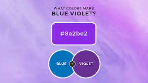 Cool colors are the colors from blue to green and purple. What Colors Make Blue Violet What Two Colors Make Blue Violet