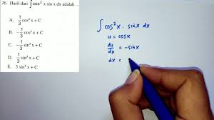 Check spelling or type a new query. Pembahasan Soal Integral Trigonometri 1 Youtube