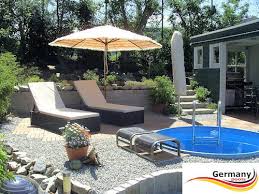 Gestaltung Rundpool Gartenpools Schwimmbecken Schwimmbader