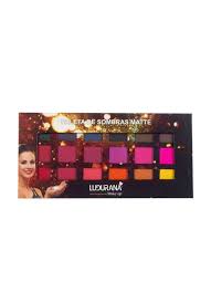 Quando se trata de paletas coloridas matte, é bem difícil encontrar marcas baratas realmente boas. Paleta Ludurana 18 Cores Coloridas Multicores Fashion Biju