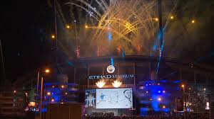 Manchester city football club city of manchester stadium man city stadium soccer stadium football soccer yankee stadium pep guardiola manchester city's etihad campus, most advanced football academy training facility in the world. Manchester City Return To Heroes Welcome After Winning Premier League Title Uk News Sky News