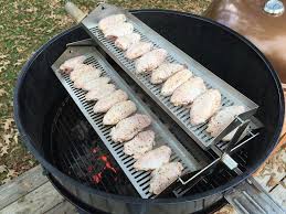 Slow N Sear With Rotisserie Summer Grilling Recipes Charcoal Grill Recipes Summer Eating