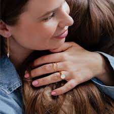 "Elfie" gold ring with leaves