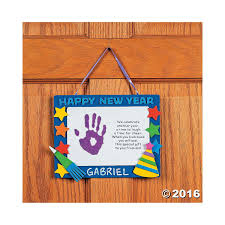 Handprint Happy New Year Keepsake Craft Kit Discontinued Keepsake Crafts Crafts Craft Kits