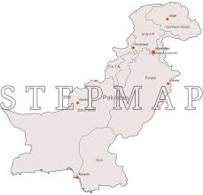 In pakistans hauptstadt islamabad gibt es mehr als 20 elendsviertel. Stepmap Landkarte Pakistan Mit Bundeslandern Inkl Hauptstadt Landeshauptstadte