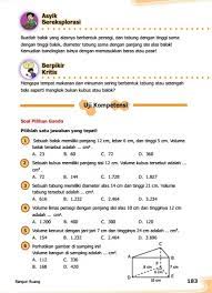 Try the suggestions below or type a new query above. Kunci Jawaban Buku Senang Belajar Matematika Kelas 5 Kurikulum 2013 Revisi 2018 Halaman 183 184 185 Kunci Soal Matematika