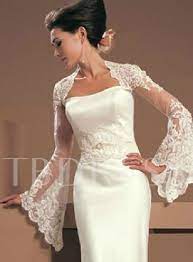 Long Sleeve Lace Wedding Jacket Wedding Dress Jacket Wedding Dress Bolero Bridal Jacket