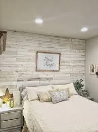 A wooden wall behind the bed is the perfect solution for lovers of this elegant finishing material. Diy Wood Wall With Weaber Lumber Master Bedroom Idea Feature Wall Behind The Bed Could Use Pallet Woo Feature Wall Bedroom Wood Walls Bedroom Remodel Bedroom