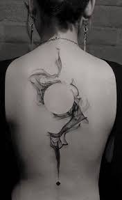Black And White Watercolor Tattoo 20 Amazing Watercolour Tattoos For Cool Look Blurmark Smoke Tattoo Neck Tattoo Back Tattoo Women