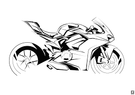 arishi technical due diligence bespoke software motorbike art bike sketch ducati panigale