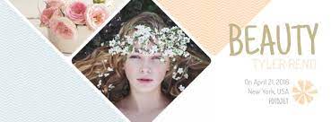 Beauty And Flower Facebook Cover Template Template Fotojet