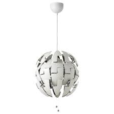 Polyamide renforcé, revêtement aluminium, peinture laquerosace de plafond: Ikea Ps 2014 White Silver Colour Pendant Lamp 35 Cm Ikea
