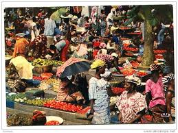 Afrique Cote D Ivoire Abidjan Le Marche De Treichville Delcampe Net Ivory Coast Africa Central Business District