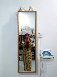 I built the holder to hold the ironing board and the iron to easily keep everything in one place. Diy Ironing Board Di Sebalik Cermin Jimat Ruang Kemas Senang Nak Guna