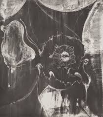 A drawing by a paranoid schizophrenic where he portrayed one of his hallucinations. Drawings By Schizophrenic People People Are Not Schizophrenic They Are More Than That Schizophrenia Is Simply A Term A Drawings Schizophrenia Scary Art