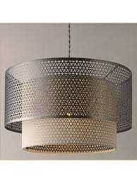 John Lewis Partners Meena Fretwork Steel Ceiling Light Pendant Lighting Lounge Steel Pendant Light Ceiling Lights