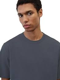 Marc OߴPolo Herren T-Shirt aus Bio-Baumwolle mit Rundhalsausschnitt, Blau  (Dark Navy), XS : Amazon.de: Fashion