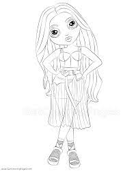 Rainbow High Coloring Pages - GetColoringPages.com