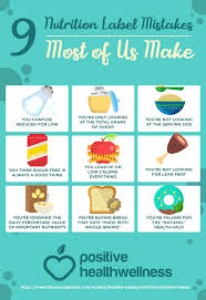9 Nutrition Label Mistakes Most Of Us Make Positive Health Wellness Infographic Nutrition Labels Food Nutrition Facts Strawberry Nutrition Facts