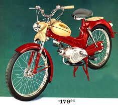 1960 Moped Allstate Moped Scan 1960 Catalog Vintage Moped Classic Motorcycles Powered Bicycle