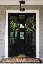 Sidelights to complement your entry door sidelights are vertical pieces of glass placed on the sides of an entry door to add more natural light to your home. Entry Doors With 8 Window Panes Entry Offers The Simplicity Of Black Doors With Lots Of Window Panes Double Front Doors Front Door Black Front Doors