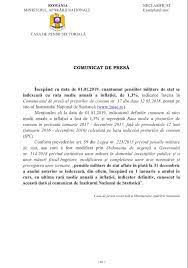 9 iun 2019 știri românia. Comunicatul Csp A Mapn Privind Indexarea Pensiilor Militare Huhurez Com