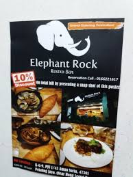 Hong leong bank berhad (myx: Meals 10 Off Upon Showing This Poster Snap Valid Till 30th September 2016 Picture Of Elephant Rock Restro Bar Petaling Jaya Tripadvisor