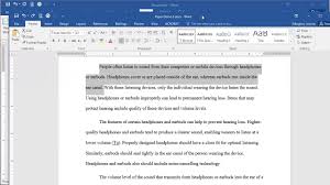 Microsoft Word 2016 First Line Indent Youtube