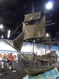 Black Pearl Pirate Ship Film Miniature Pirates Of The Caribbean Pirates Black Pearl Ship