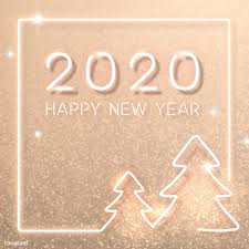 Download Premium Vector Of Gold Neon New Year Social Template Vector Social Templates New Year Card Design Happy New Year Images