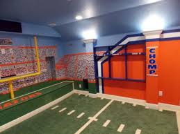 Florida Gators Theme Home Theater Room Florida Gators Room Baseball Themed Bedroom Sports Themed Room
