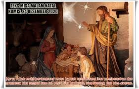 Kata kata pembukaan mc ibadah natal. Teks Misa Perayaan Ekaristi Malam Natal Kamis 24 Desember 2020 I H S