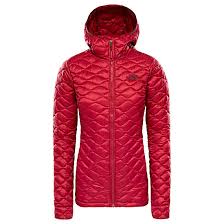 The North Face W Thermoball Pro Hoodie Rumba Red Free