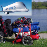 Many models come with a hitching kit that helps steady the trailer as you ride. Bicycle Trailers Radical Design