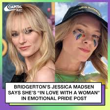Loud about it and proud about it!" 🏳️‍🌈 Jessica Madsen, who plays  Cressida Cowper in 'Bridgerton', has updated fans