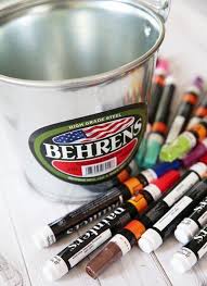 Washtubs and buckets are often seen on the farm, so your farmhouse décor should incorporate these metal objects into the design of your home. Back To School Bucket Of Supplies Teacher S Gift Alpha Mom