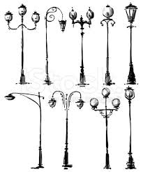Black And White Light Bulb Drawing Collection Of Lamp Post Drawings Lamp Post Drawings Art