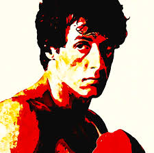 Click here to print the coloring page of jesus on the cross. Rocky Balboa Sylvester Stallone Painting By Artista Fratta